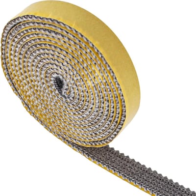 Hoge Temperatuur Oven Deurafdichting voor Houtkachels en Schouwen - Zelfklevend, 3mm x 10mm x 2m, Ideaal voor Kachelpijpen en Schouwbuizen