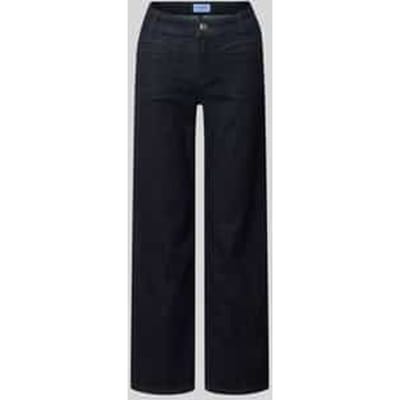 kort fit recht broek van katoenmix model 'TESS CROPPED'