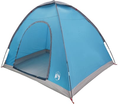 vidaXL - Kamperen - tent - 2-persoons - Blauw - 185T - Polyester - met - PU-coating
