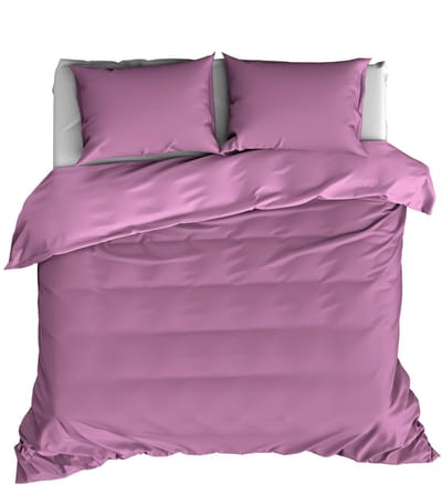 De Witte Lietaer Dekbedovertrek Katoen Satijn Olivia - Tweepersoons - 200 x 200/220 cm - Roze
