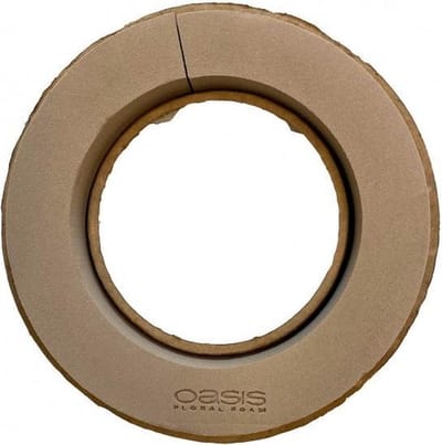 Oasis Biolit krans 5,5x32cm Ø , Biologisch afbreekbaar, 2 stuks