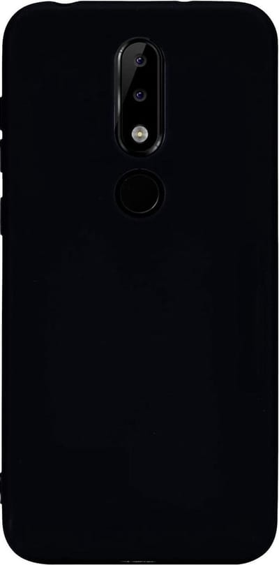 Silicone hoesje Geschikt voor: Nokia 5.1 Plus -  zwart