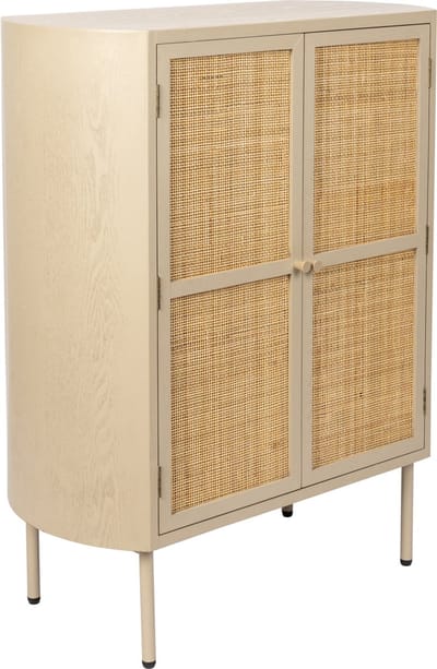 Housecraft Living Amaya Kast Laag 2 deurs Rotan - Beige