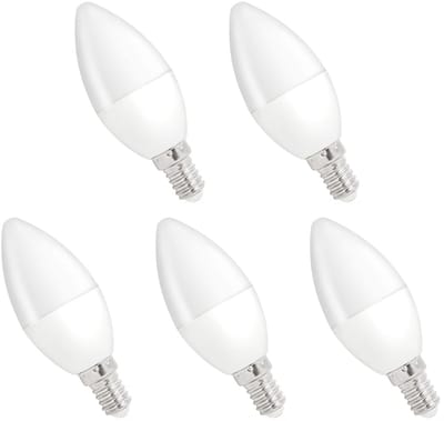 Spectrum LED Kaarslamp E14 8W - 230V - 710 Lumen - 6000K Koud wit - Helder daglicht - Energiezuinig - 5 stuks