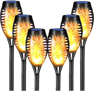 ApexArte® Tuinverlichting op Zonne Energie - Solar Buitenlampen - Zwart