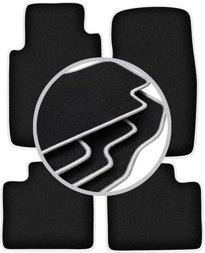 CARLUX-SILVER automatten voor: Mitsubishi Pajero II off-road (1991-1999)