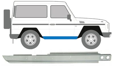 Volledige dorpel voor Mercedes G-Class W460 W461 W463 1979- / Rechts