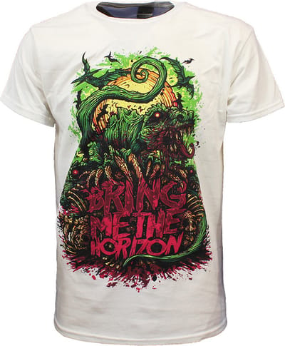 Bring Me The Horizon Dinosaur T-Shirt - Officiële Merchandise - S