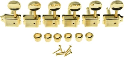 Vintage Gitaar Stemmechanieken voor Strat en Tele - Gouden Split Shaft Tuning Keys, Precisie en Duurzaamheid