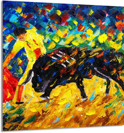 TMK ArtDeko Serie - Glazen Keukenpaneel - 60x65 cm - Veelzijdig Gebruik - Veiligheidsglas