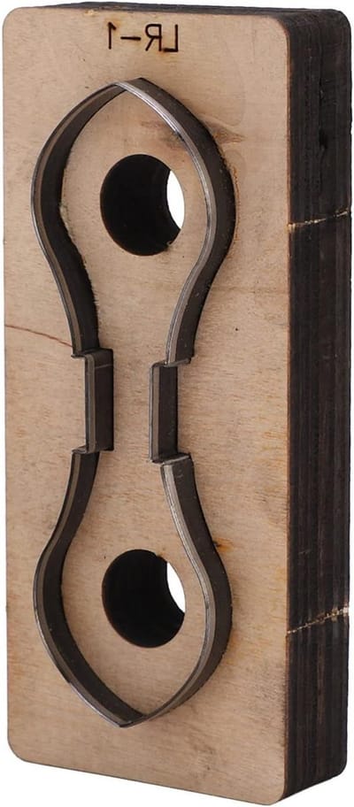 Allecto- Snijden Leer Hobby - Metaal Stansen - Ambachten - Geschikt voor DIY - Zelfmaakprojecten - Leer - Stansmessen - Sieraden - Gereedschap - Thuisgebruik