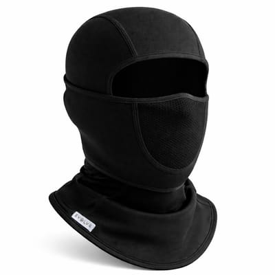 Fit Evolve Bivakmuts Balaclava Zwart – Ademend Gezichtsmasker en Helmmuts voor Ski, Fiets, Motor en Koude Dagen