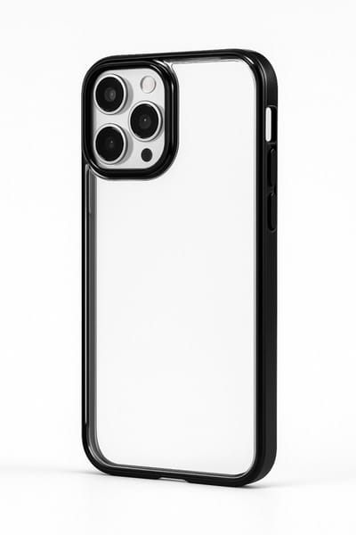 Ceezs TPU Shock Case - Geschikt voor iPhone 14, met Camerabescherming (Zwart)