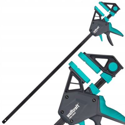 Wolfcraft 3093000 Eenhandsklem Spanbreedte (max.):700 mm Afmeting, lengte: 913 mm Afm. werkbereik:85 mm