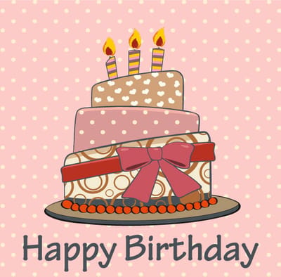 Bloemenkaartjes Happy Birthday - Cadeaukaartjes - 20stuks - 7x7cm -Met Boorgaatje - Roze- Bloemkaartje - Mini Kaartjes