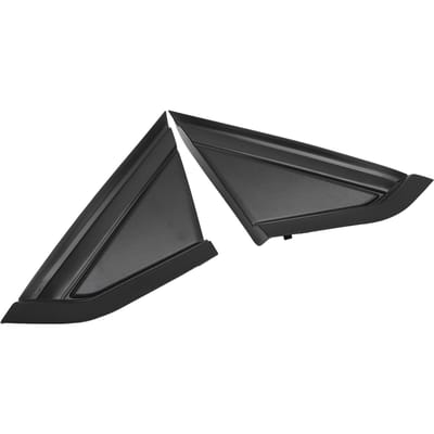 Driehoekplaat Sierlijst Achteruitkijkspiegel 9647011377 Deurspiegel Hoeklijst Afdekkap Vervanging voor Citroen C4 2004 tot gray