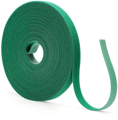 Dailygoods- Plantenbanden 10 m - Verstelbaar - Klittenband - Sterk nylon - Tuinondersteuning - Herbruikbaar - Hoge treksterkte - Tuinband
