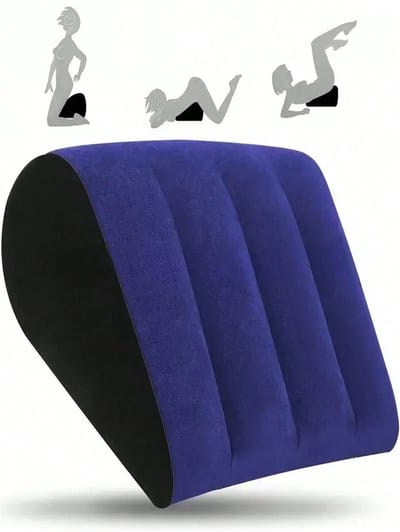 Oneay Sekskussen voor Stellen – Positioneringskussen Driehoekig Opblaasbaar – Liefdeskussen voor Diepere Posities – Ondersteuningskussen voor Mannen en Vrouwen – Comfortabel, Ergonomisch en Stabiel – Seksspeeltjes voor Volwassenen
