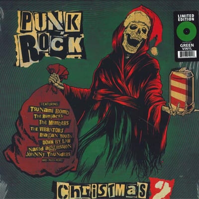 LP Record VARIOUS - Punk Rock Christmas 2 CLO1504 Cleopatra 2021 US Rock brown