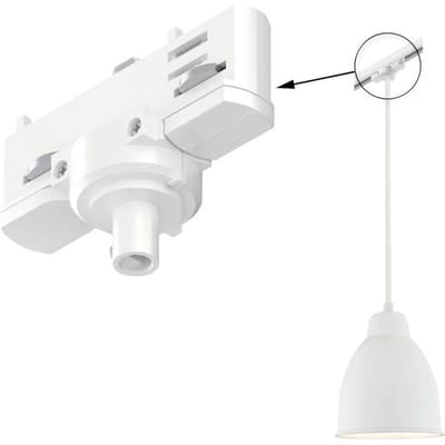 Paulmann 91386 91386 230V-railsysteemcomponenten Pendelophanging ProRail3 Wit