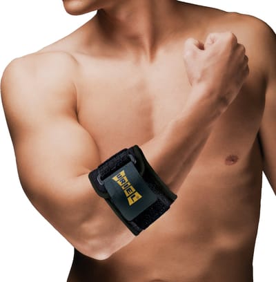 Uriel - Tennisarmbrace - Tennisarm band - Verstelbaar - Unisex - Zwart - One size