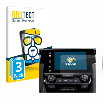 Screenprotector 3 Stuks voor Honda Civic 2020 Infotainment System 2020 Beschermglas transparant