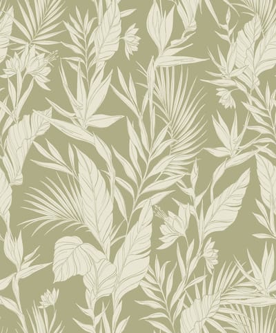 Dutch Wallcoverings - Omura- Lucia Forest groen - A71102
