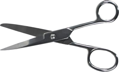 Desq schaar 18 cm | verchroomd | asymmetrische ogen