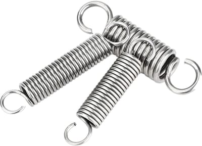 Spanveren Set - Verlengveren - Reparatie Werk - Dubbele Haak Ontwerp - 160 mm 2 stuks - Zilverkleurig