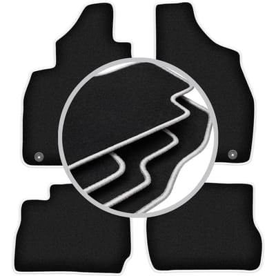 CARLUX-SILVER automatten voor: Mitsubishi Pajero Pinin SUV (1999-2006)