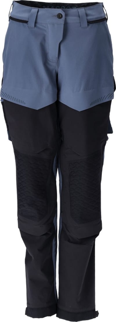 Mascot Customized Broek met kniezakken 22278-605 - steenblauw/donkermarine - C36 - 76