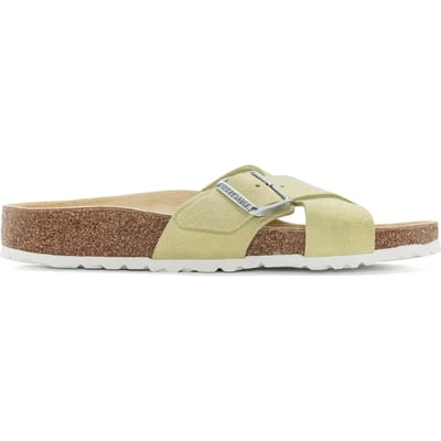 Damessandalen van suède leer Birkenstock Siena