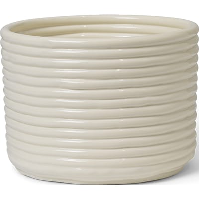 Ferm Living Corduroy bloempot - off white