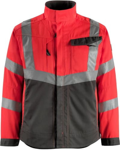 Mascot Safe Supreme Jas 15509-860 - hi-vis rood/donkerantraciet - 2XL