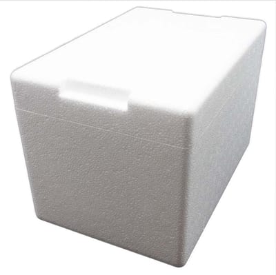 Thermobox Piepschuim - Isolatiebox Vervoerbox - Dieren Vervoeren - Goede Isolatie - 75 liter - Wit