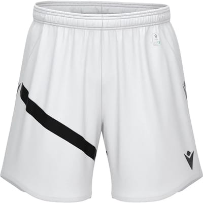 Macron Shen Eco Short Heren - Wit / Zwart | Maat: 3XL