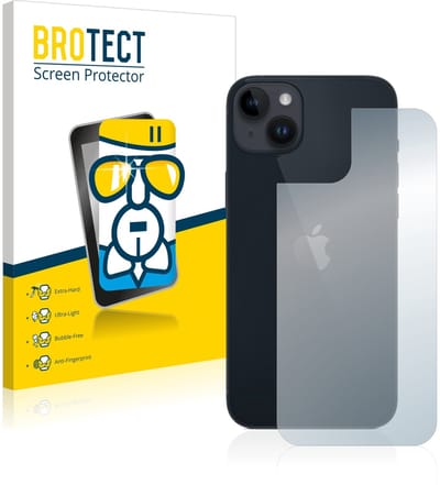 Screenprotector voor Apple iPhone 14 Plus (Achterkant) Beschermglas transparant