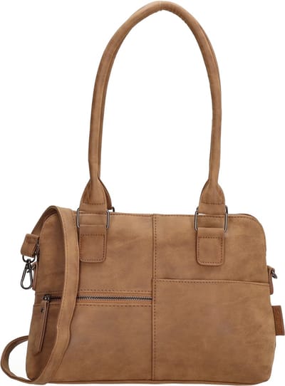Beagles Arta Handtas Crossbody Schoudertas - Tote Bag - Dames Tas - Cognac