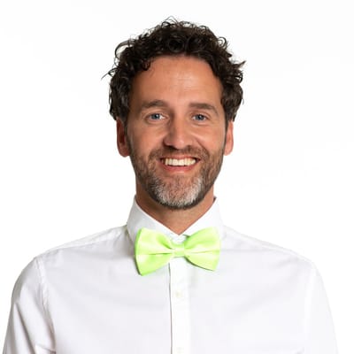 Partychimp voordeelverpakking 6 pack Vlinderstrik Neon Groen Carnavalskleding Heren Strik Carnaval Accessoires - Neon Groen - Polyester - 6 pack
