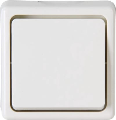 Kopp schakelaar universeel opbouw wit