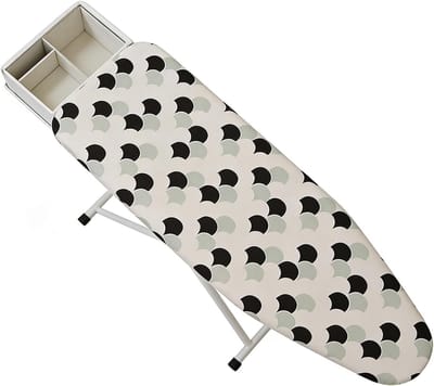Strijkplankovertrek - Strijkmat Beschermhoes - Efficiënt Strijken - Gelijkmatige Warmte - 121 x 44 cm - Grijs