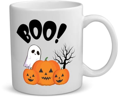 Akyol - halloween - scary - spookachtig koffiemok - theemok - Halloween - spookliefhebber - oktober - 350 ML inhoud
