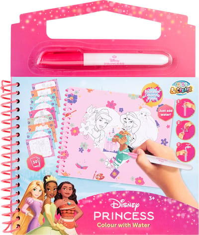 Disney Princess Waterkleurboek