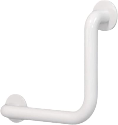 Badkamer Grab Bar - Steunbeugel Douche - Veiligheid Thuis - Ponsvrije Installatie - 35x12cm - Wit