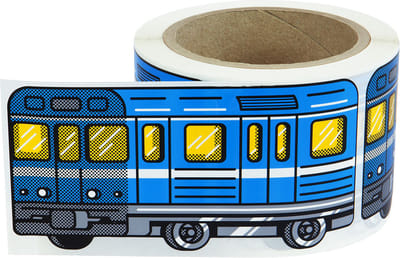 FLUX System Stickers Stockholm Metro - 200 stuks - Treinstickers