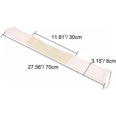 Natuurlijke Luffa Rugschrobber Exfoliërende Massagespons Bad Douche Zachte Unisex Lichaamshuid Reinigingstool Riem