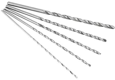 Dailygoods- Spiraalboren Set - 5 Stuks Lange HSS - Kerngatborenset - Houtboor - Aluminium/Kunststof - Sneldraaistaal Materiaal - Boorset