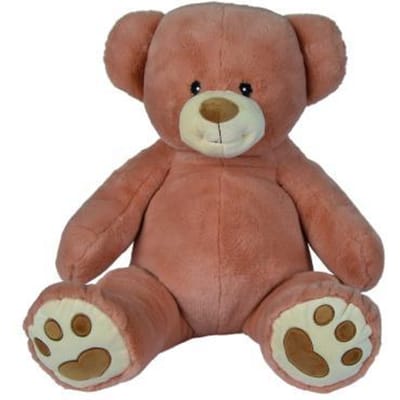 Nicotoy Beer RECYCLED - Duurzaam speelgoed - 41 cm  - Pluche - Bruin- Alle leeftijden - Knuffel