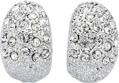 Behave - Oorsteker met Steentjes - Zilverkleur - Mode-accessoire
