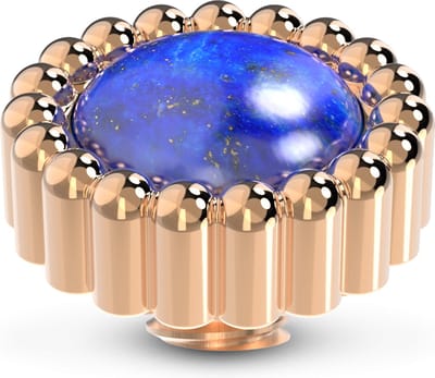 Melano Vivid Bali Gemstone Steentje Lapis Lazuli Rosé